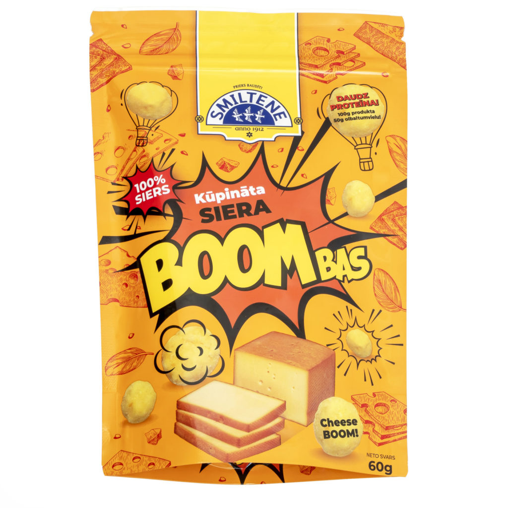 BOOM CHEESE SNACK FROM SMOKED CHEESE