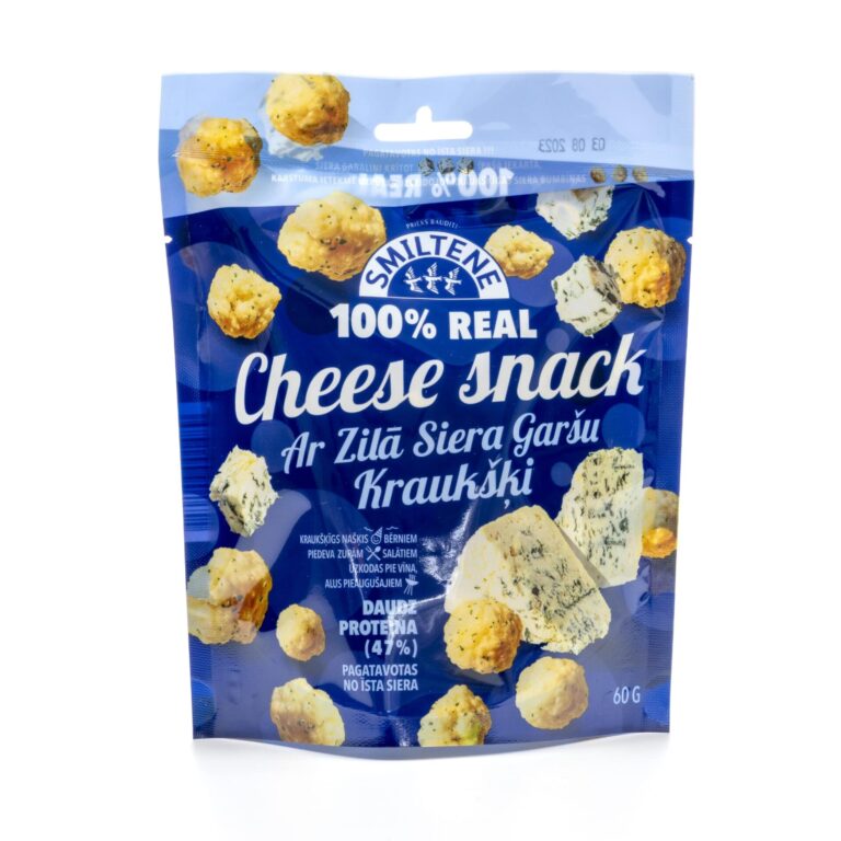 CHEESE SNACK with blue cheese